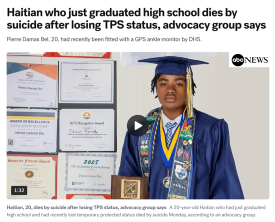A screenshot of an ABC News article with a headline that says, 